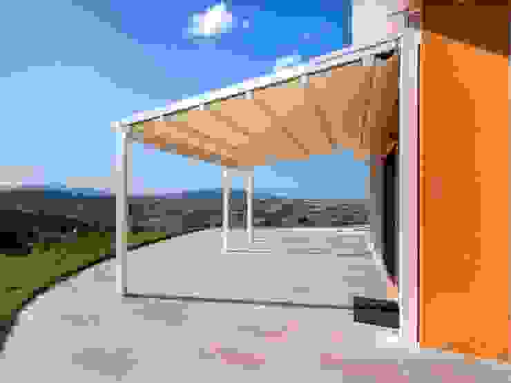 Belle Pergole - Pergola Diletta con telo unico in PVC a Macerata, New Time S.p.A. New Time S.p.A. Vorgarten