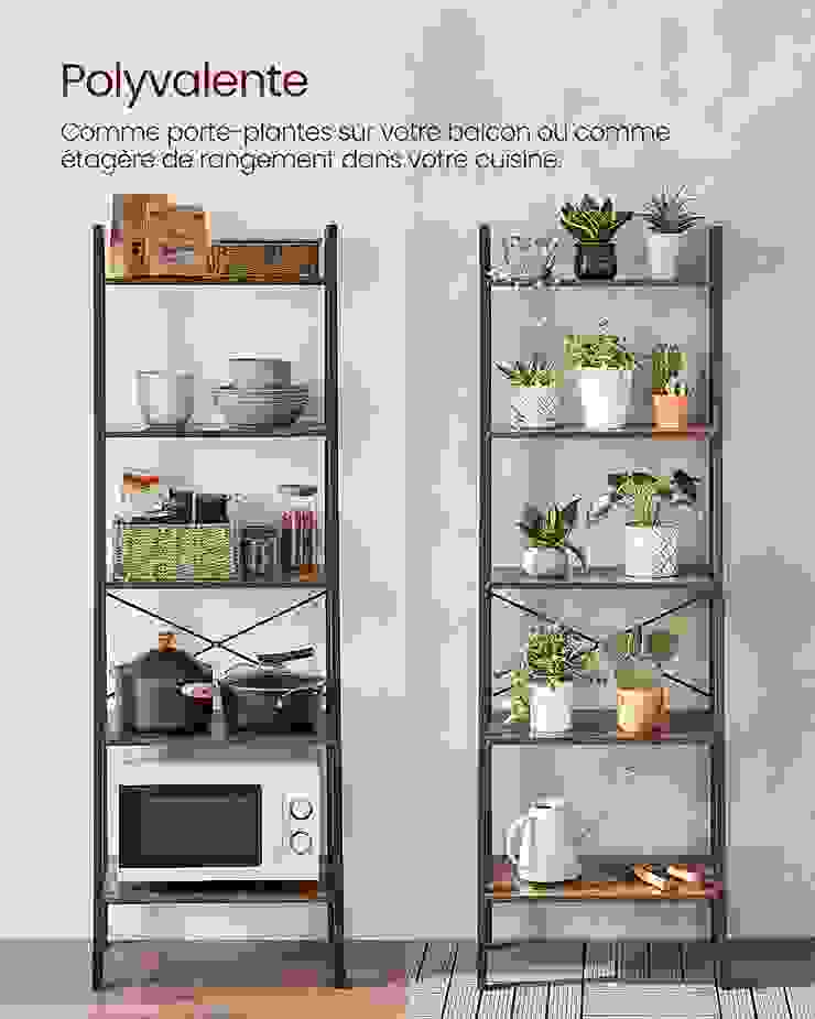 Metal Frame Bookcase, Press profile homify Press profile homify ランドリールーム