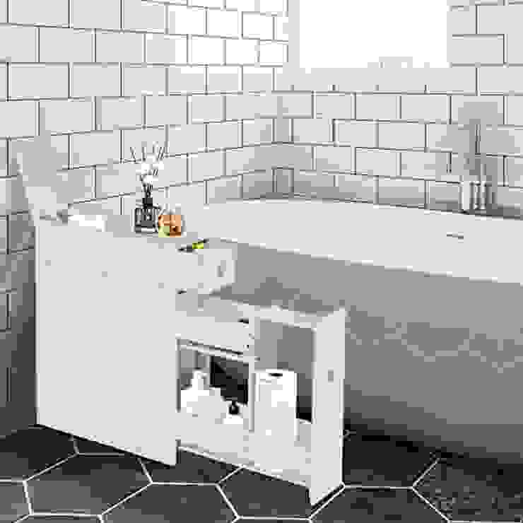 Bathroom Cabinet Narrow Press profile homify Baños de estilo minimalista Tocar, Edificio, Diseño de interiores, Rectángulo, Piso, Arquitectura, Gris, Piso, Línea, Bañera