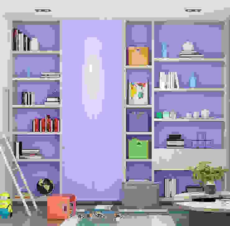 Purple removable wallpaper, Press profile homify Press profile homify Weitere Zimmer