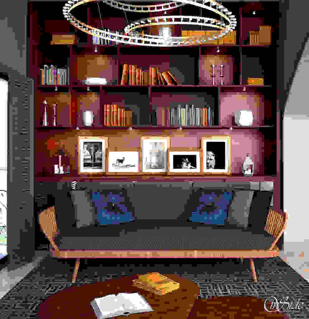 Study Shelves Inside Studio Ltd Study/office