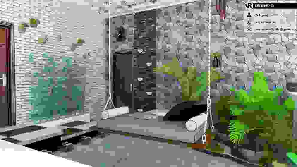 Thittagudi villa, V R Arch Studio V R Arch Studio Garden Shed