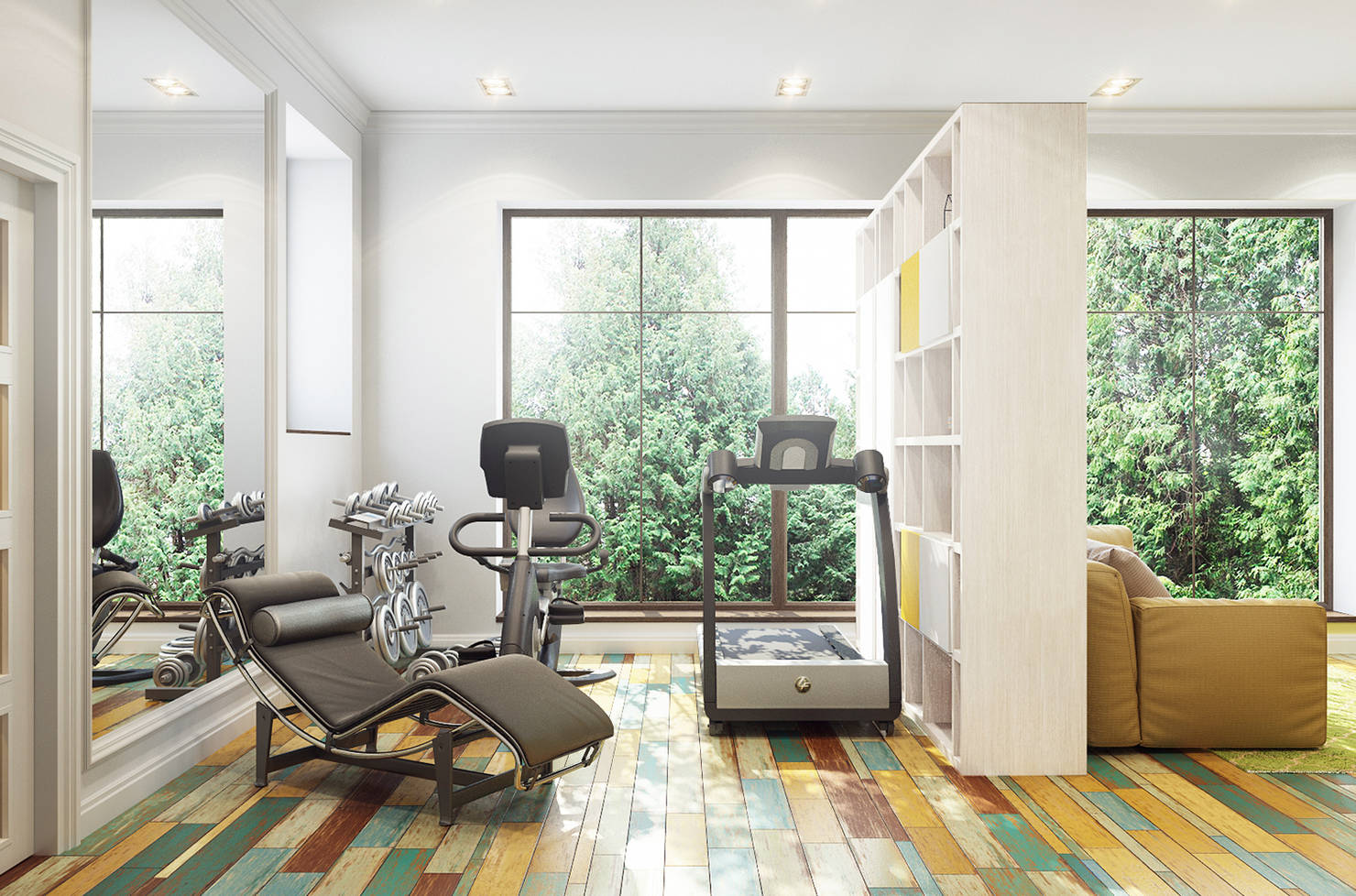 Making a gym at home on the cheap