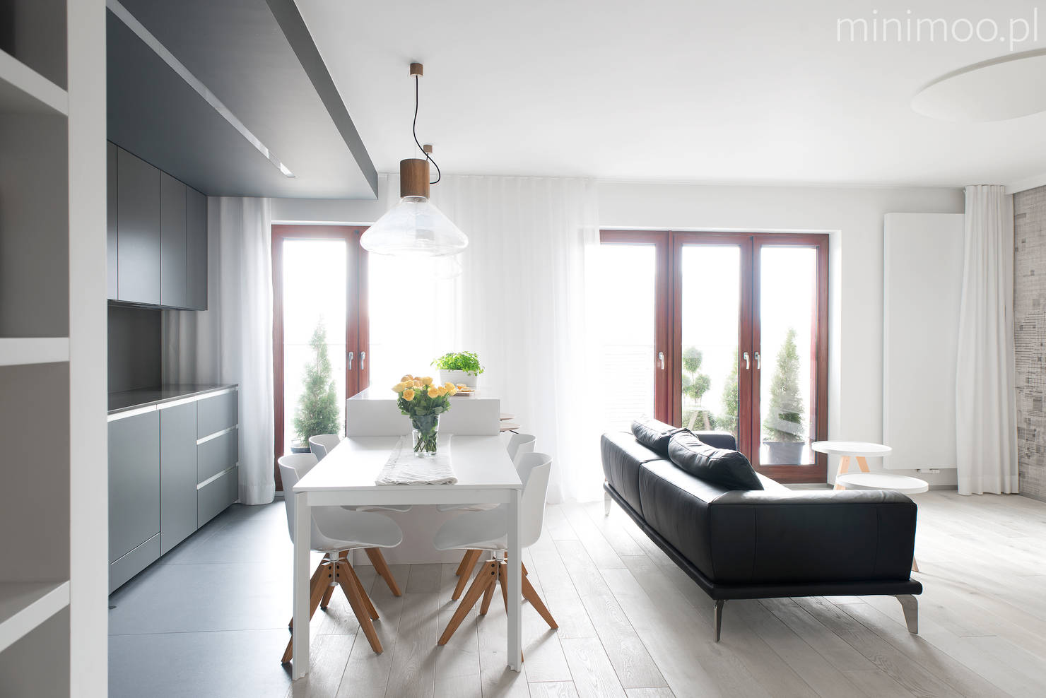 Дизайн квартиры в скандинавском стиле- фотографии
				
