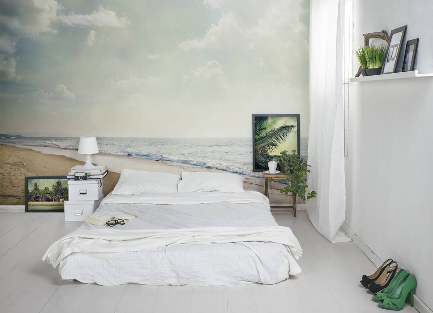 6 самых модных идей для акцентной стены в спальне- фотографии
				
