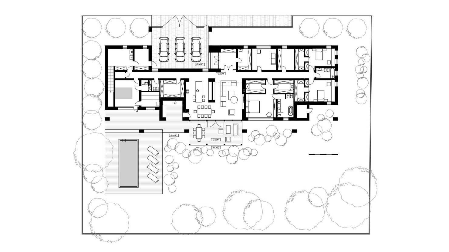 Потрясающий проект дома 360 кв метров + планировка