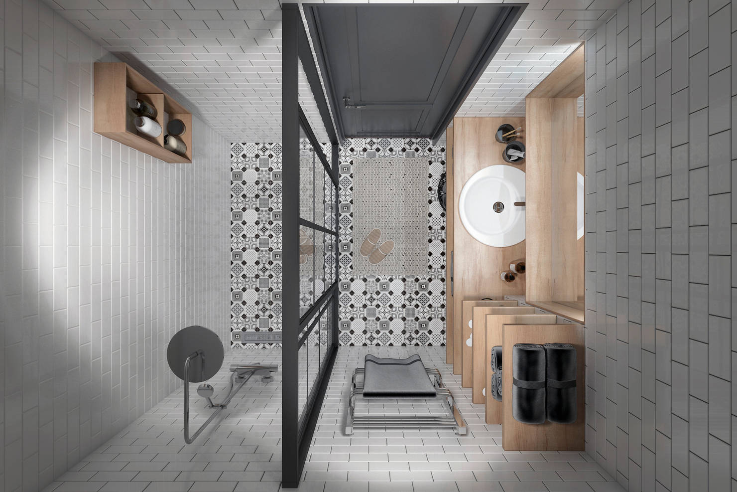 Идеи дизайна маленькой ванной комнаты