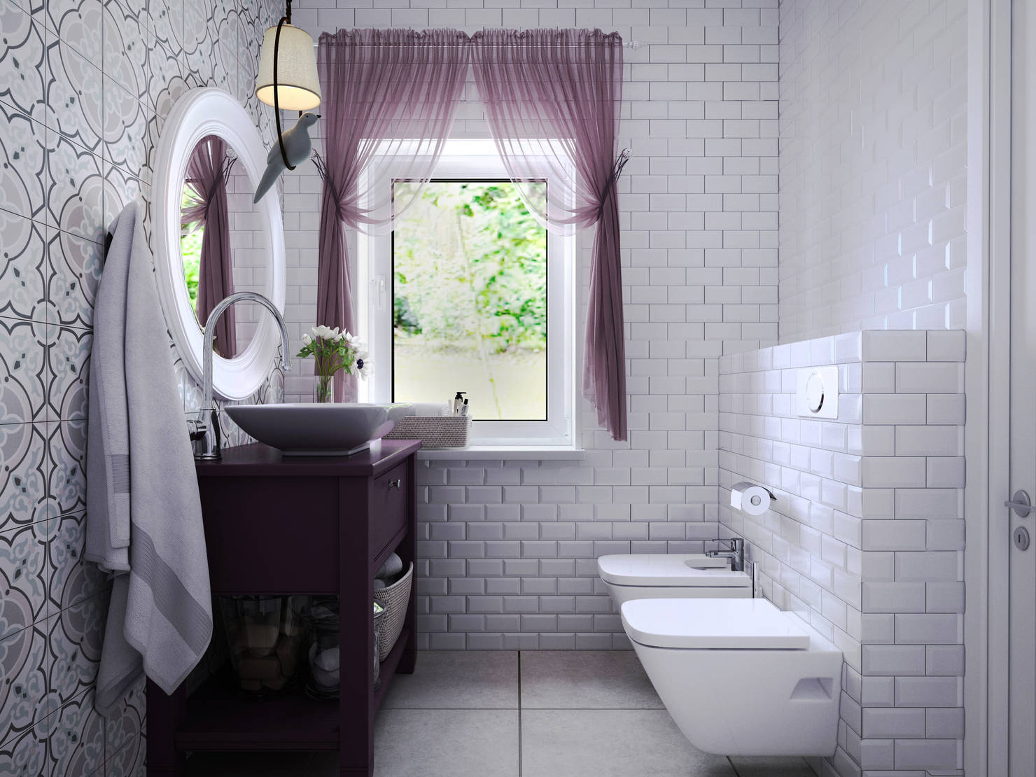 На фото - Дизайн ванной комнаты 2018: 35 фото интерьеров
				