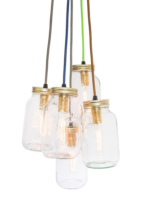 Jam Jar Lights Limelace Co Uk By Lime Lace Eclectic Interiors Jam Jar Lights Limelace Co Uk Modern Living Room By Lime Lace