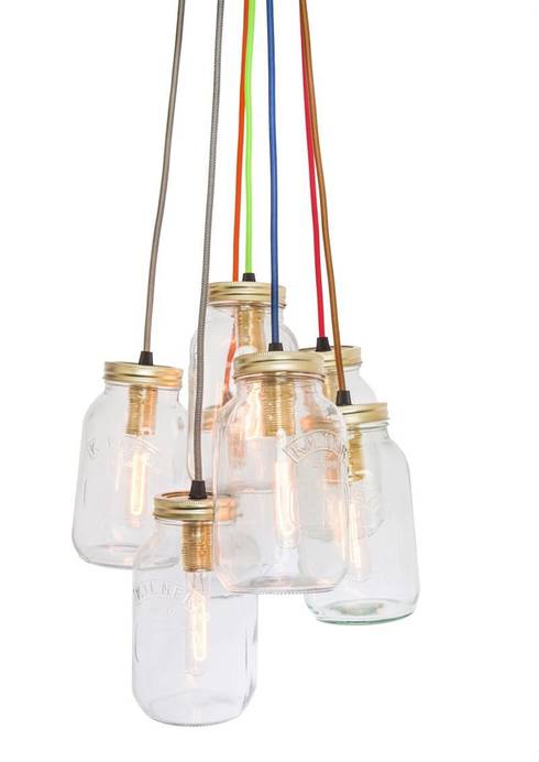 Jam Jar Lights Limelace Co Uk By Lime Lace Eclectic Interiors Jam Jar Lights Limelace Co Uk Modern Living Room By Lime Lace