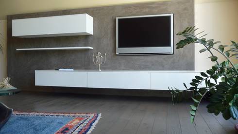 wohnwand, eyecatcher mit steinputz, düsseldorf von einwandfrei wohnwand, eyecatcher mit steinputz, düsseldorf von einwandfrei