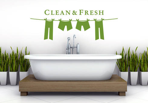 Wanddeko für das Badezimmer von K&L Wall Art | homify
