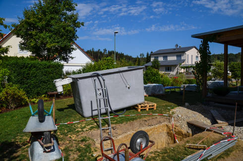 wat Meersalzwasser-Tauchbecken / Minipool by design@garten | homify wat Meersalzwasser-Tauchbecken / Minipool by design@garten | homify