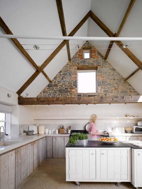 Cocinas con piedra - 20 ideas espectaculares