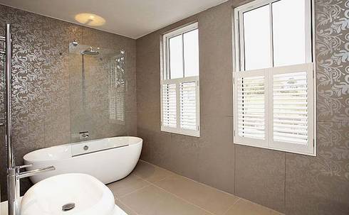 Luxury Apartments In Henley Featuring Porcel Thin Tiles By Modern Bathroom By Porcel Thin
