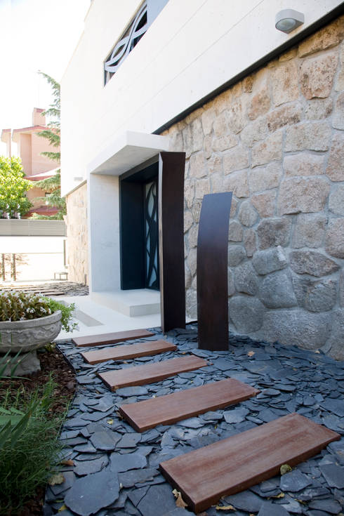 Patios con piedra y adoquín - 10 fabulosas ideas