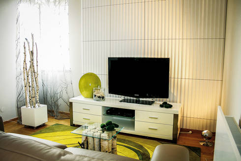 Moderne und eizigartige tv und kamin wandverkleidungen von loft ...