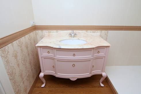 Muebles para cuartos de baño en vivienda de adrados taller de ... Lavabo en forma de esquina en mexico