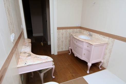Muebles para cuartos de baño en vivienda de adrados taller de ... Lavabo en forma de esquina en mexico