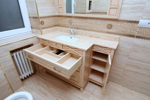 Muebles para cuartos de baño en vivienda de adrados taller de ... Lavabo en forma de esquina en mexico