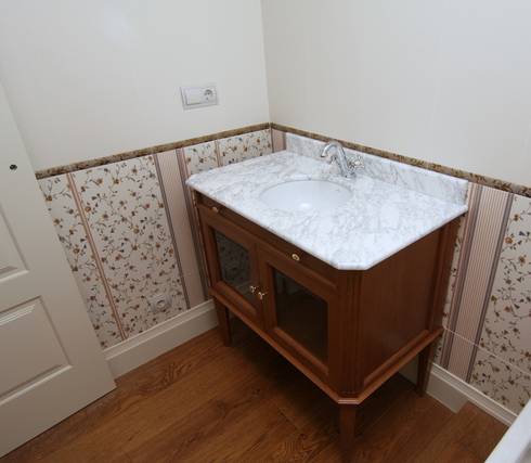 Muebles para cuartos de baño en vivienda de adrados taller de ... Lavabo en forma de esquina en mexico