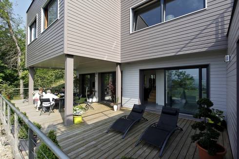 Realisation d'une maison a ossature bois автор - inside home.