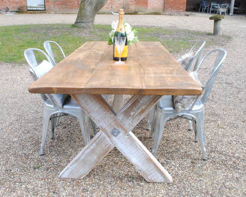 x frame bespoke dining tables to orderdove and grey | homify x frame bespoke dining tables to orderdove and grey | homify