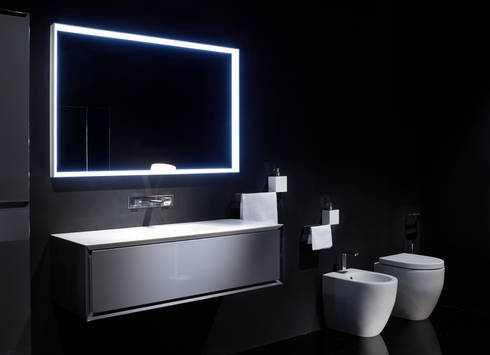 K.One, collezione arredo bagno, versione in Corian di Ri.fra mobili ... K.One, collezione arredo bagno, versione in Corian di Ri.fra mobili ...