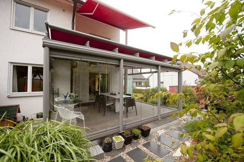 Terrassendach aus glas автор - mr gruppe homify.