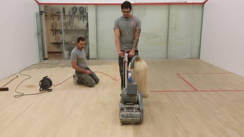 Rénovation Parquet Salle De Squash Paris 8eme By Mts Homify By Mts Parquet