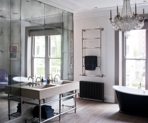 Antiqued Mirror Glass By Rupert Bevan Ltd Homify Antiqued Mirror Bathroom Panelling