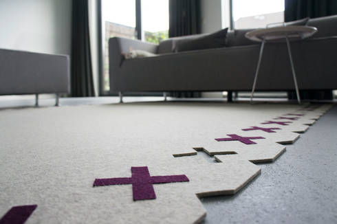Kisses, hét vloerkleed voor karakter in huis en kantoor door ... Gietvloer woonkamer interieur