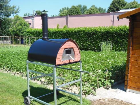 Pizzone forno a legna per 3 4 pizze par pizza party wood fired ... Forno a legna per taverna immagini