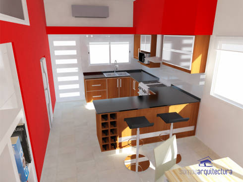 Proyecto de reforma en Cocina / Comedor von Somos Arquitectura | homify Proyecto de reforma en Cocina / Comedor von Somos Arquitectura | homify