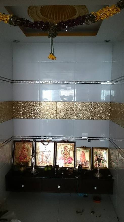 How To Plan The Pooja Room And Make Walls Ceiling Stunning Decorative Tiles For Pooja Room Walls And Ceilings