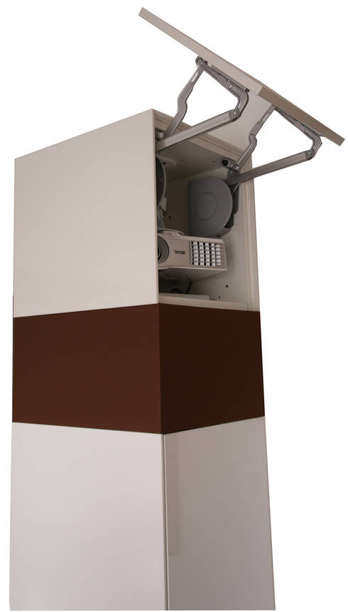 Mediawand TV und Leinwand von Schreinerei Möbel - Holzsport Häupler