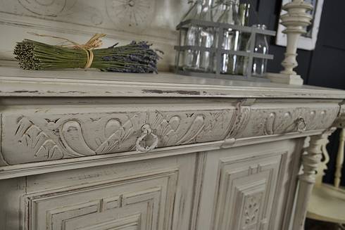 Shabby Chic Off White French Buffet Kitchen Dresser By The Shabby Chic Off White French Buffet Kitchen Dresser