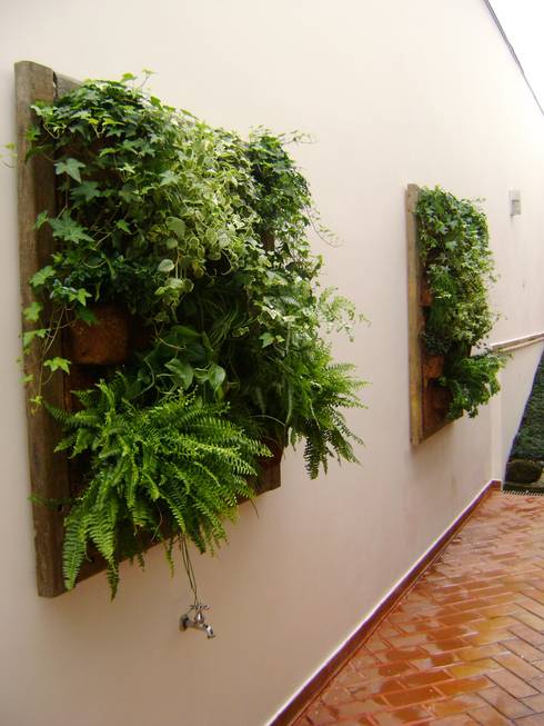 37 ottime idee per creare un giardino verticale Giardino a parete