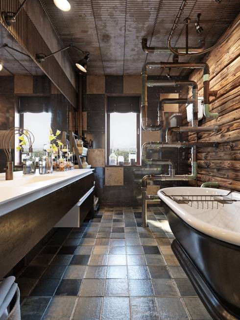 8 ideas fantásticas para tener un baño con estilo industrial