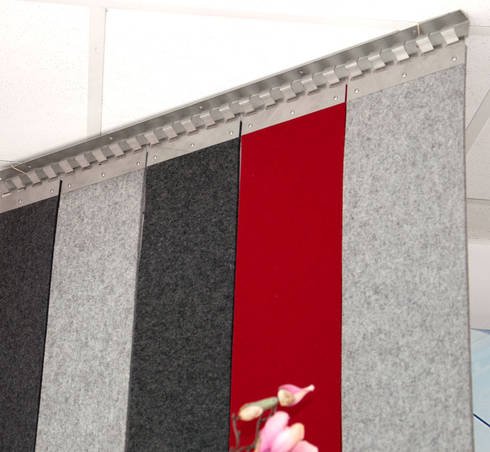 Handgefertigte Filzvorhänge nach Maß von monofaktur GmbH | homify Handgefertigte Filzvorhänge nach Maß von monofaktur GmbH | homify