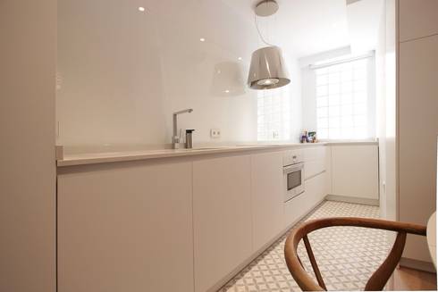 Diseño de Cocina Americana von Línea 3 Cocinas Madrid | homify Diseño de Cocina Americana von Línea 3 Cocinas Madrid | homify