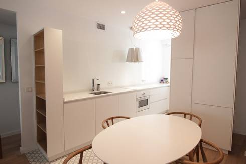Diseño de Cocina Americana von Línea 3 Cocinas Madrid | homify Diseño de Cocina Americana von Línea 3 Cocinas Madrid | homify
