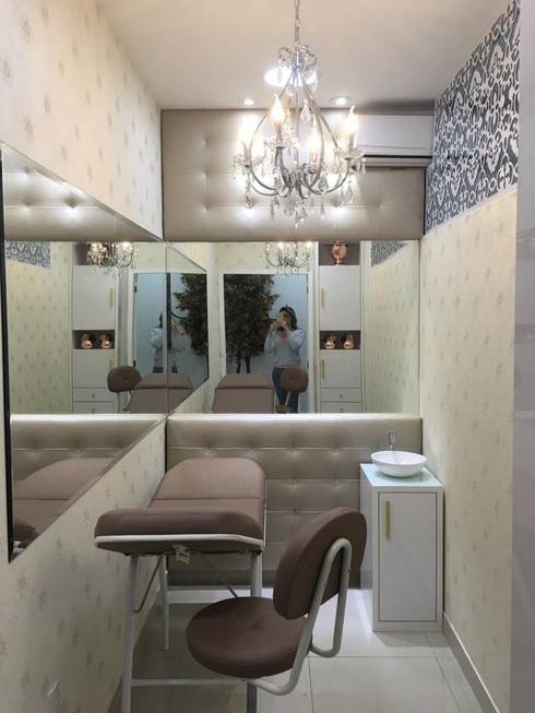Sala de estética Micropigmentaç u00e3o por Rafaela Carina Armario Branco De Cozinha ~ Sala de estética Micropigmentaç u00e3o por Rafaela Carina