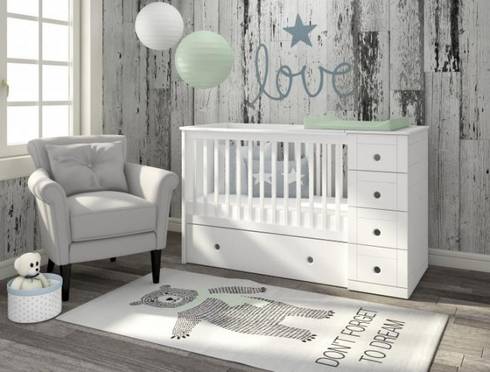 Products For Limited Nursery Es By Funique Furniture Homify 3 In 1 Cot Bed Baby Room By Funique Furniture