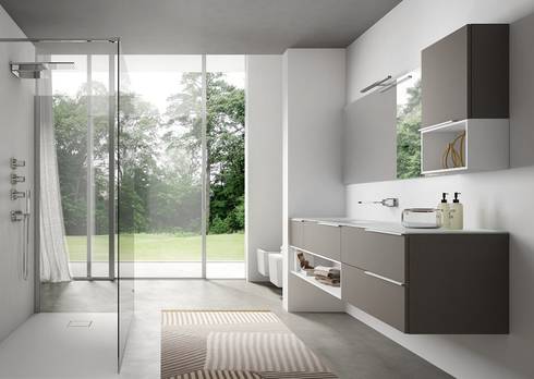 Arredo bagno moderno por Arredo Bagno Milano | homify Arredo bagno moderno por Arredo Bagno Milano | homify