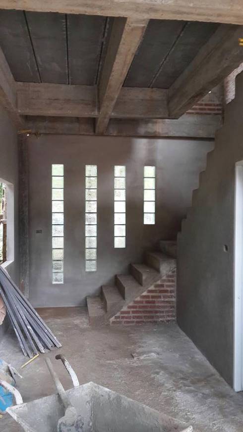Paso a paso: la construcción de una casa de dos pisos