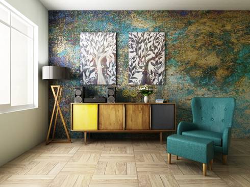 Modern Living areas by Blue Interiors | homify Modern Living areas by Blue Interiors | homify