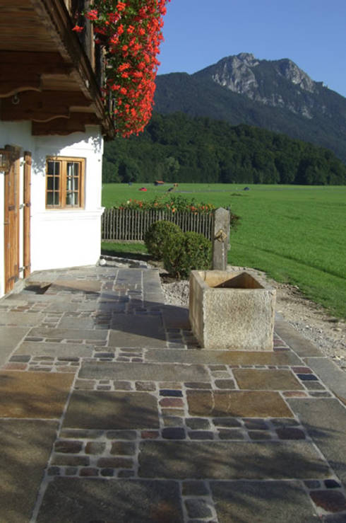 natursteinbrunnen garten, natursteinbrunnen by steiner naturstein | homify, Design ideen