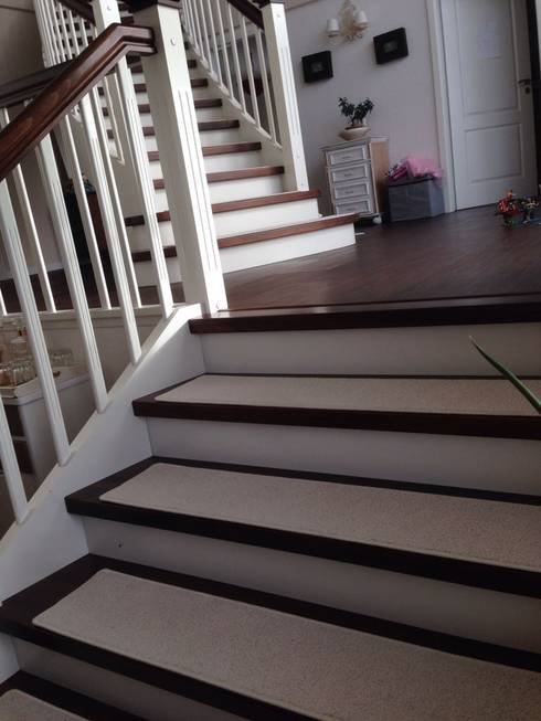 Treppenschoner ohne Kleber von Kettelbetrieb Tesche | homify Treppenschoner ohne Kleber von Kettelbetrieb Tesche | homify