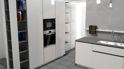 CUCINA MODERNA IN FENIX von G&S INTERIOR DESIGN | homify CUCINA MODERNA IN FENIX von G&S INTERIOR DESIGN | homify